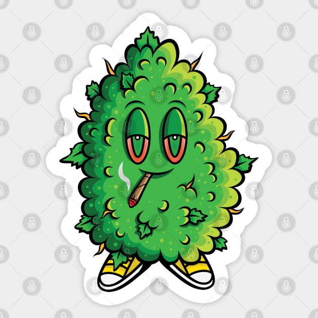 Weed Bud Sticker by MightyShroom